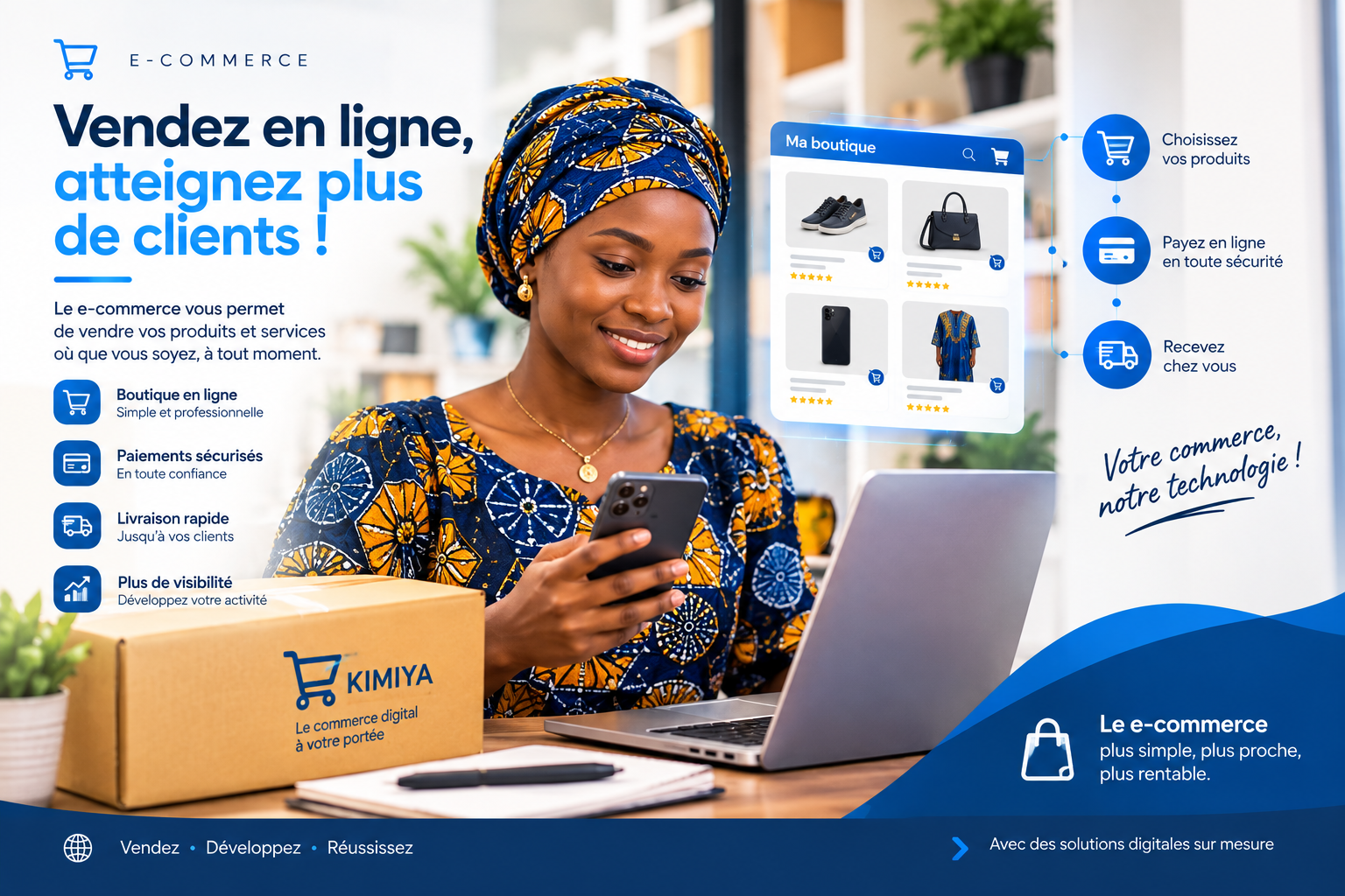 E-commerce, marketplaces & import-export : entreprendre en ligne (A à Z)